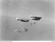 Asisbiz Curtiss P 40N Kittyhawk RAAF 80sqn BUU BUB BUA BUF over DNG 1944 AMW OG3390