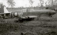 Asisbiz USAAF 42 104703 Curtiss P 40N Kittyhawk RAAF 86Sqn MPL A29 481 fl near Bohle River 16th Oct 1945 01