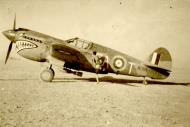 Asisbiz Curtiss P 40E Kittyhawk RAF 112Sqn GAT Sgt Rudolph Blue Leu AL225 sd by flak on 21st Jun 1942 POW 01