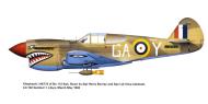 Asisbiz Curtiss P 40E Kittyhawk RAF 112Sqn GAY AK772 Henry Burney Libya 1942 0A
