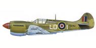 Asisbiz Curtiss P 40K Kittyhawk RAF 250Sqn LDI FR243 Italy 1943 0A