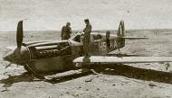 Asisbiz Curtiss P 40E Kittyhawk RAF 260Sqn HSA shot down North Africa Der Adler June 1942 01