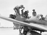 Asisbiz Curtiss P 40N Kittyhawk RNZAF 18Sqn H Torokina Bougainville with 4 Servicing Unit 01