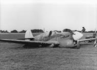 Asisbiz USAAF 43 24309 P 40N Kittyhawk NZ3282 FEU 2OTU after landing with undercarriage retracted at Ohakea 01