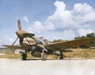 Asisbiz Curtiss P 40F Warhawk Cactus Air Force inter service cooperation under Gen Roy Geiger's MAG 23 at Henderson Guadalcanal late 1942 01