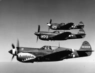Asisbiz USAAF 43 23029 Curtiss P 40N Warhawk AAF Tactical Center with 43 22943 H73 and 43 22940 J29 01