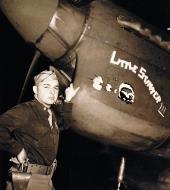 Asisbiz USAAF P 40 Warhawk named Little Stinker III being transported by USN ship North Africa 80 G 40966