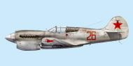 Asisbiz Artwork Curtiss P 40K USSR 191GvlAP R26 Shevchenko Leningrad 1942 0A