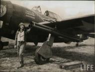 Asisbiz USAAF Republic P 47D Thunderbolt 9AF 358FG366FS IAV Lady Luck (Milford C Peterson 367FS) Robert Schuster England Jun 1944 01