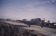 Asisbiz USAAF Republic P 47D Thunderbolts 404FG taxi along the ramp at St Trond before their next mission Feb 1945 FRE7368