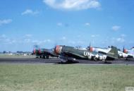 Asisbiz 42 26466 P 47D Thunderbolt 56FG63FS UNB Anamosa III Capt Russell B Westfall prepare for take off at Boxted 1944 FRE5545