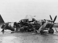 Asisbiz 42 75864 P 47D Thunderbolt 56FG63FS UNZ Zemke aircraft destroyed by fire SAL 17th Mar 1944 FRE9944