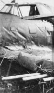 Asisbiz 42 76559 P 47D Thunderbolt 56FG62FS LMR Lt Donald K Weigel crash landed nr Acle England 25th Mar 1944 FRE2555