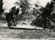 Asisbiz 42 7866 P 47D Thunderbolt 56FG62FS LMG named The Greek crashed due to faulty prop control 5th Sep 1943 FRE12122