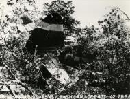 Asisbiz 42 7866 P 47D Thunderbolt 56FG62FS LMG named The Greek crashed due to faulty prop control 5th Sep 1943 FRE12124