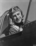 Asisbiz Aircrew USAAF Captain Hubert Zemke later commanding officer of the 56FG in a P 40 1942 FRE2596