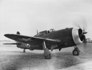 Asisbiz P 47 Thunderbolt 56FG prepares for take off FRE2611