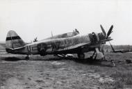 Asisbiz 42 25690 P 47D Thunderbolt 8AF 78FG84FS WZU Lady Helen with RAF 234Sqn Spitfire AZD foreground FRE13304