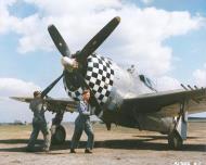 Asisbiz 42 25698 P 47D Thunderbolt 8AF 78FG84FS WZJ Okie II flown by Maj Quince L Brown England 1944 NA318