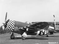 Asisbiz 44 19566 P 47D Thunderbolt 8AF 78FG82FS MXX No Guts No Glory Col Benjamin I Mayo England 1944 NA326