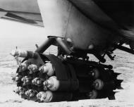 Asisbiz P 47D Thunderbolt 8AF 78FG fitted with a cluster bomb at Duxford 12th July 1944 FRE9392