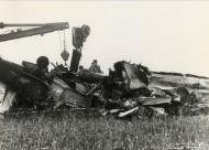 Asisbiz P 47D Thunderbolt 8AF 78FG82FS remains of two P 47s that collided on the 1st July 1944 FRE12142