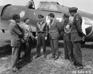 Asisbiz P 47D Thunderbolt 8AF 78FG84FS WZ with Col A Peterson England June 1943 NA105