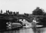 Asisbiz 41 6538 P 47C Thunderbolt 8AF 495FTG552FTS DQK Marsha (R) crash landed 3rd Oct 1944 FRE575