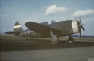 Asisbiz 42 8442 P 47D Thunderbolt 8AF 91BG used as a hack plane and formation monitor at Bassingbourn 1943 FRE10854