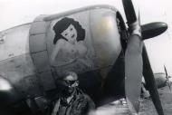 Asisbiz USAAF Republic P 47D Thunderbolt 367FG nose art BW 01