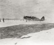 Asisbiz USAAF Republic P 47D Thunderbolt 9AF 368FG395FS A7P prepares for take off in snow FRE9586