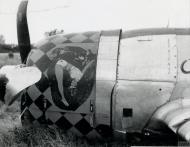 Asisbiz USAAF Republic P 47D Thunderbolt nose art after a belly landing FRE15062