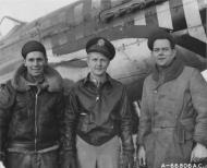 Asisbiz 44 13692 P 51D Mustang 20FG77FS LCX Mary D Capt Richard Dempsey with ground crew in England 1944 01