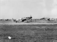 Asisbiz P 51B Mustang 20FG55FS KIQ taxying for take off FRE2384