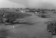 Asisbiz P 51C Mustang 20FG55FS KIO taxying for take off at Kings Cliffe FRE2389
