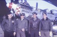 Asisbiz Aircrew USAAF 339FG505FS Capt George Hrico, Capt Evan M Johnson, Maj Archie A Tower n Lt Richard E Krauss FRE5970