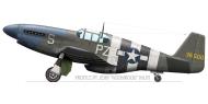 Asisbiz 43 6500 P 51B Mustang 352FG486FS PZS Lt Stanley G Miles and Lt Bernard Karl at Bodney 1944 0A