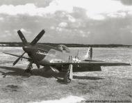 Asisbiz 44 13557 P 51D Mustang 352FG487FS HOT Slender, Tender and Tall (L R) LtCol William T Halton at Bodney 1944 01