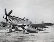 Asisbiz 44 14303 P 51D Mustang 353FG352FS SXB Double Trouble LtCol William B Bailey England 1944 FRE13521