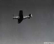 Asisbiz 44 15519 P 51D Mustang 353FG350FS LHH Fran 2nd Lt Roland J Lanoue landing England Feb 1945 FRE13516