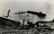 Asisbiz 44 13353 P 51D Mustang 355FG357FS OSU Gin Rummy (L R) Lt Edwin M Hendrickson crash landed 3rd Aug 1944 FRE12207