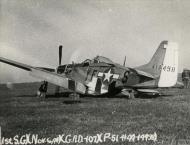 Asisbiz 44 14498 P 51D Mustang 355FG358FS YFS Big Stoop II Capt James N McElroy crash landed at Steeple Morden 6th Nov 1944 FRE12218