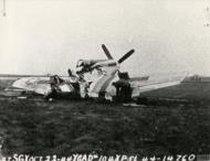 Asisbiz 44 14760 P 51D Mustang 355FG354FS WRT Lt Norman E McDonald KIFA landing accident 22nd Oct 1944 FRE12216