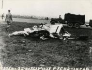 Asisbiz 44 14760 P 51D Mustang 355FG354FS WRT Lt Norman E McDonald KIFA landing accident 22nd Oct 1944 FRE12217