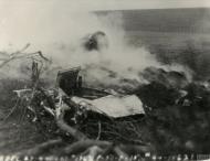Asisbiz 44 15621 P 51D Mustang 355FG354FS WRM Chugger Lt Robert L Heaton was injured after crash landing 23rd Dec 1944 FRE12211
