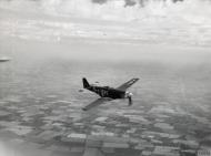 Asisbiz 44 13712 P 51D Mustang 357FG363FS B6V Reluctant Rebel Maj Robert W Foy in flight 1944 FRE13479