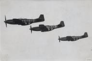 Asisbiz 44 13861 P 51D Mustang 357FG364FS C5P Li'l Poopsie (L) 4 Bolts (R) Lt Donald C Kocher with C5E and C5R FRE13466