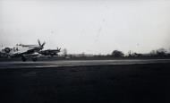 Asisbiz 44 14849 P 51D Mustang 357FG362FS G4D Gash Hound Lt Paul A Pelon n G4X take off in tandem at Steeple Morden FRE13472