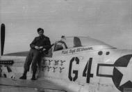 Asisbiz 44 63779 P 51D Mustang 357FG362FS G4A ace Capt Charles E Weaver art from 44 72199 Munich 1945 FRE3118