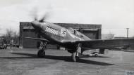Asisbiz 43 6913 P 51B Mustang 4FG336FS VFT Shangri La crashed during a flight demo Don Gentile Aug 1944 FRE13374